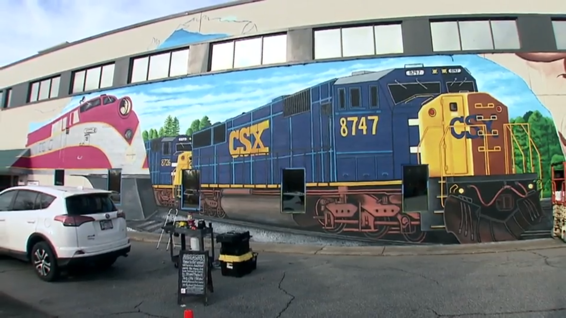 Painting Rocky Mount's rich railroad history