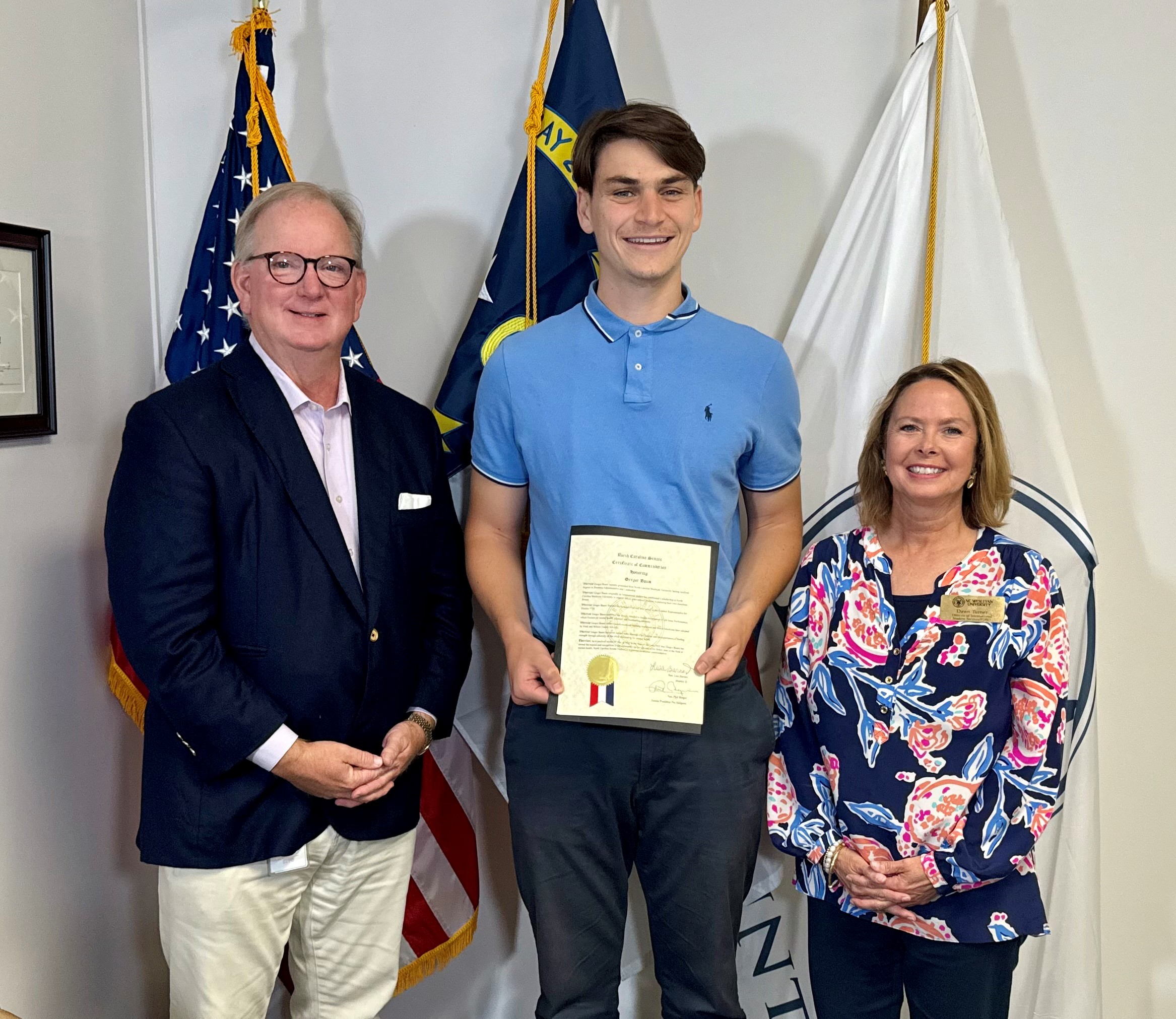 Former star athlete honored by NC Senate