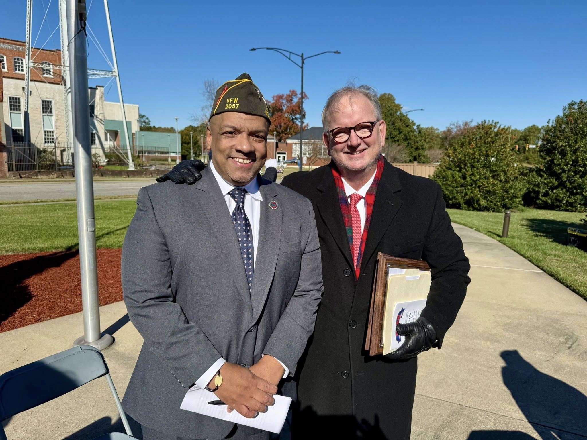 Speaker at Veterans Day ceremony quotes JFK